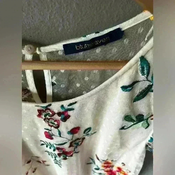 Bluheaven Embroidered Lace Babydoll Dress size M - Picture 7 of 11